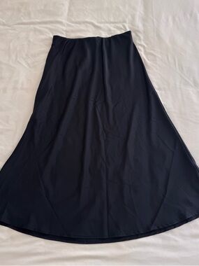 Satin Midi Skirt